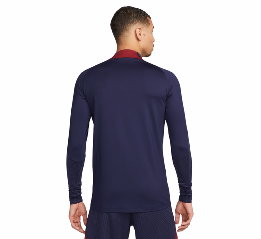 Paris zipper training jersey. regular fit. Embroidered patch & printed versions