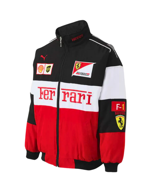 F1 ferrari multicolour jacket Embroidered