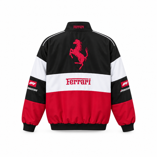 F1 ferrari multicolour jacket Embroidered