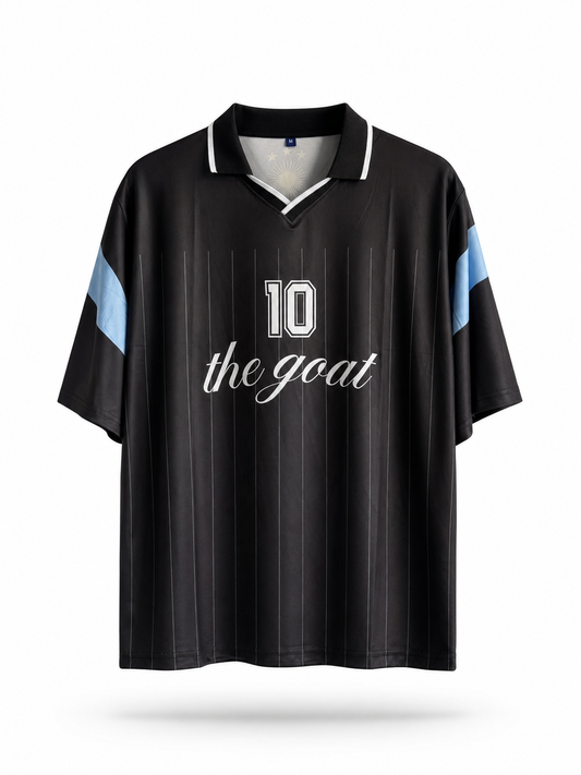 Black Oversized The Goat Jersey