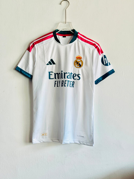 White Madrid Printed Jersey