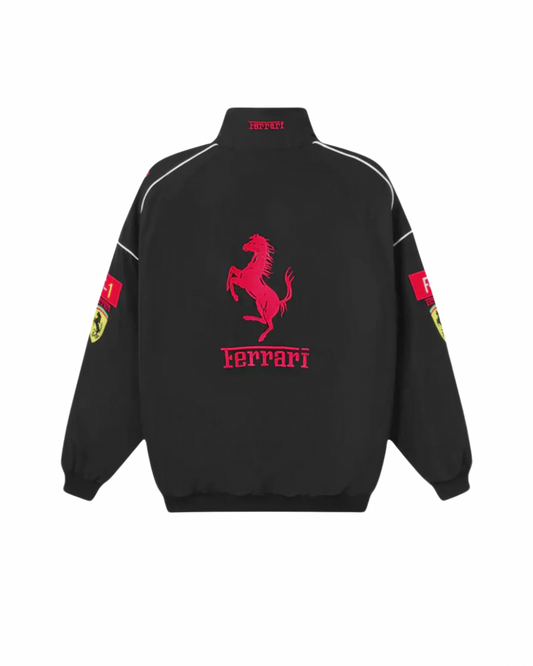 F1 Ferrari jacket Black Embroidered & printed versions
