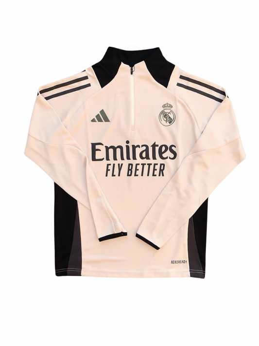 Soccer quarter zipper real madrid Printed