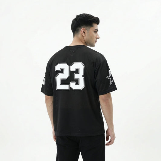 23 MESH OVERSIZED SHIRT