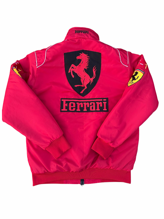 F1 RACING JACKET Red REGULAR FIT Embroidered & Printed versions