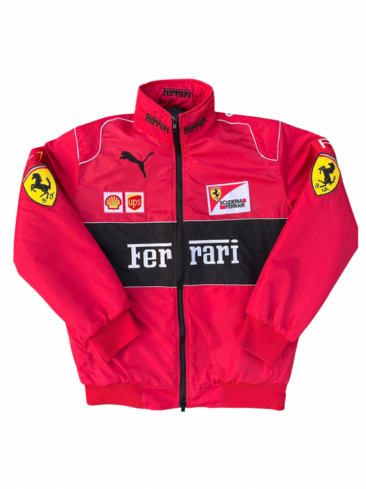 F1 RACING JACKET Red REGULAR FIT Embroidered & Printed versions