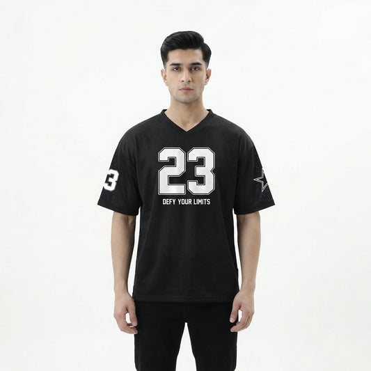 23 MESH OVERSIZED SHIRT