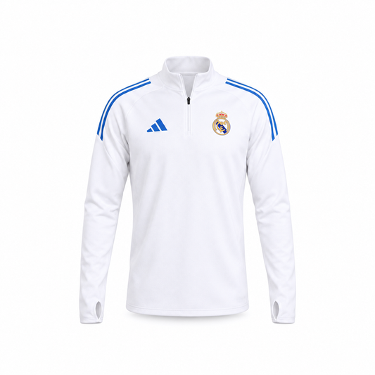 White Madrid Printed Zipper