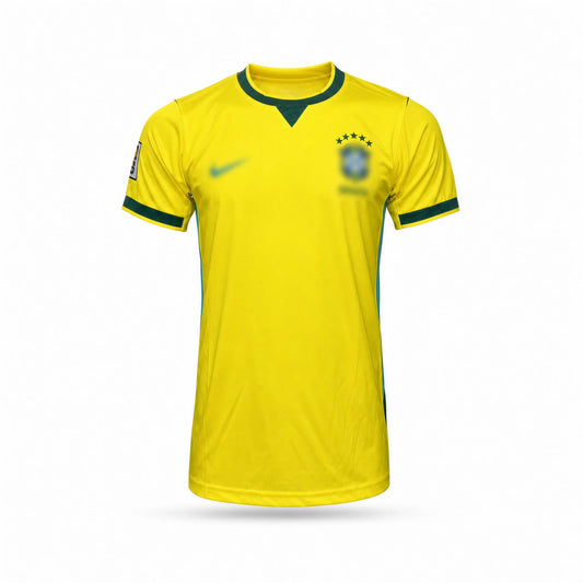Yellow Embroidered jersey Brazil 26