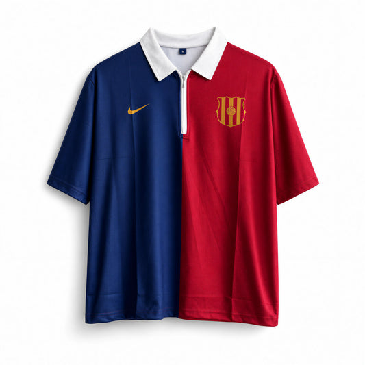 Barcelona Oversized Zipper Jersey